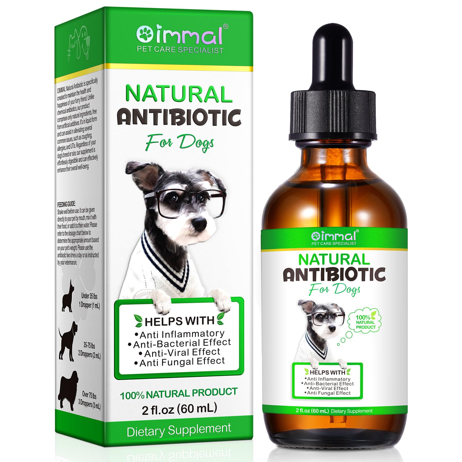 Dog Antibiotics Antibiotics for Dogs Dog Eye Infection Treatment Dog Cough Treatment Dog Cough Treatment 2.02fl.oz (60ml)