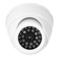 Fake Camera LED Light Waterproof Simulation Camera Dome Camera Realistic Dummy Fake Security Monitor Camera Surveillance Security Cam