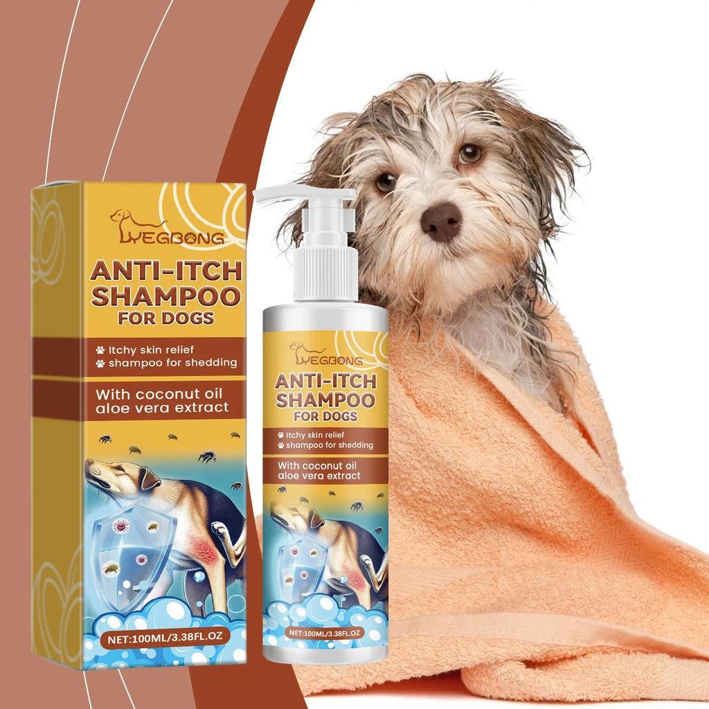 Anti Itch Shampoo with Coconut Oil for Dogs Prevent Dryness Relieve