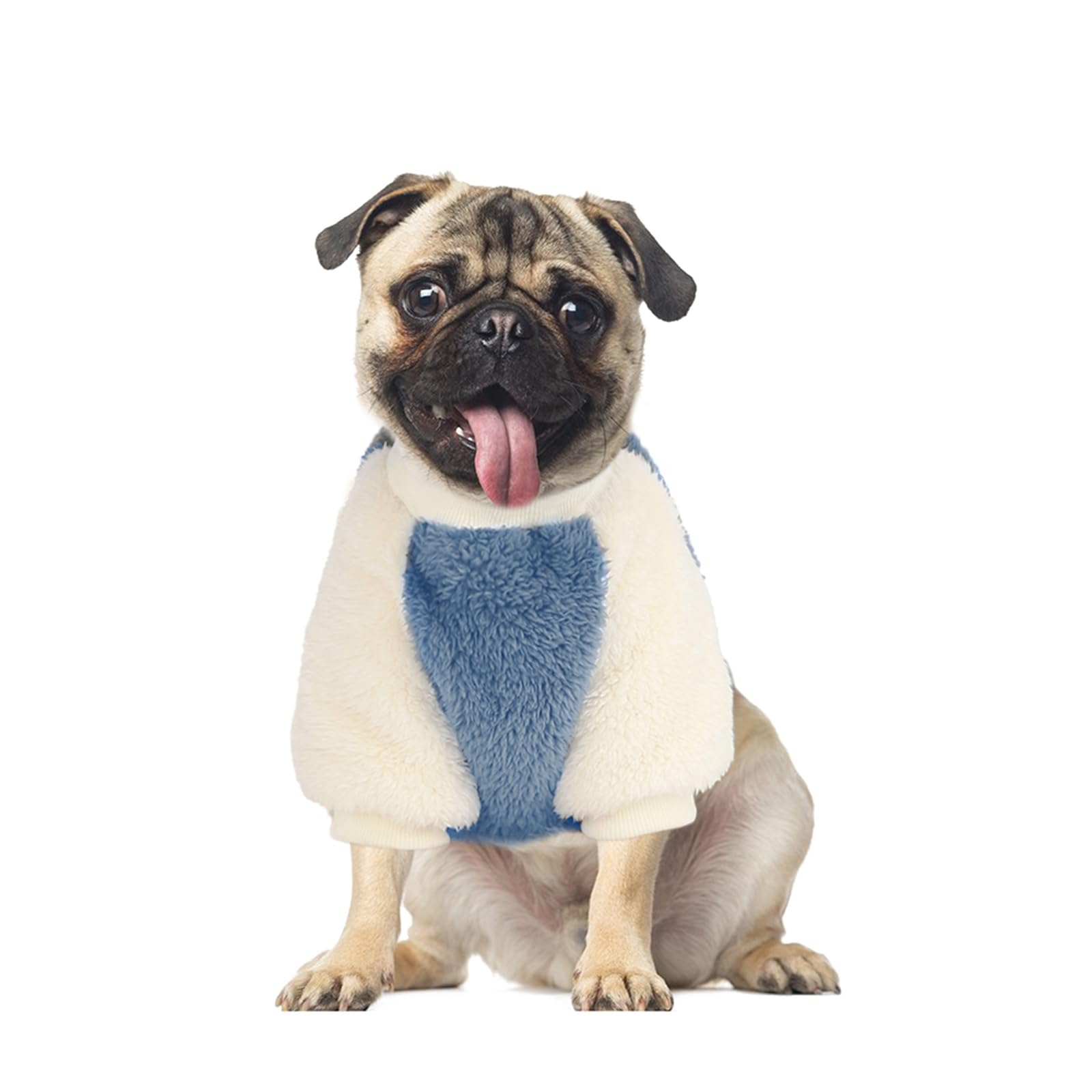 Billionchains Dog Sweater for Winter Soft Warm Dog Sweater for Small Dog Fluffy Dog Pullover Stretchy Dog Coat for Small Dog-XL